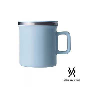 JVR 韓國原裝 MONO MUG馬卡龍不銹鋼馬克杯360ml - 共5色藍色