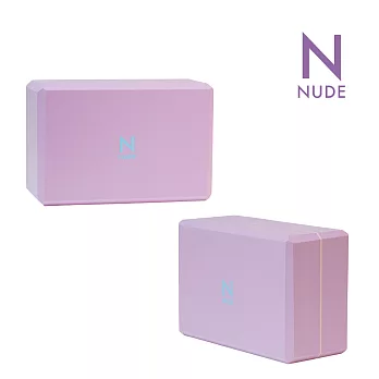 NUDE 專業級50D瑜伽磚（浪漫紫）2 入