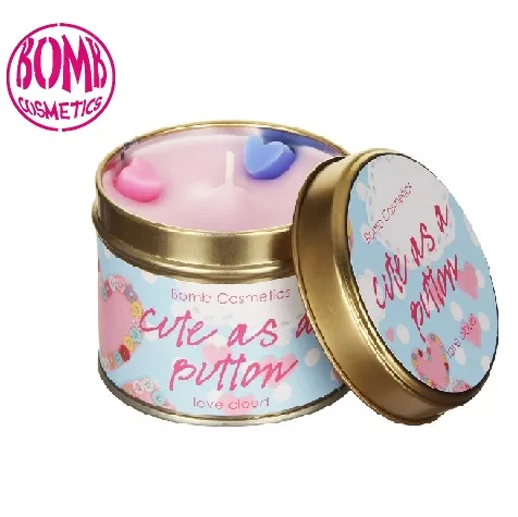 【Bomb Cosmetics】Cute as a Button 可愛按鈕鐵罐香氛蠟燭