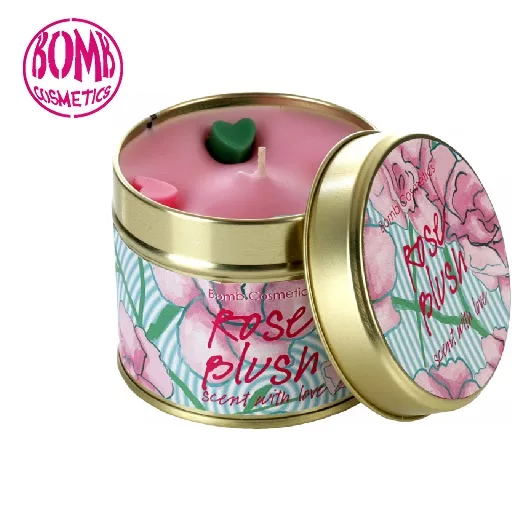 【Bomb Cosmetics】Rose Blush 玫瑰花語鐵罐香氛蠟燭
