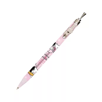 San-X 小襪貓貓咪黑圓點系列原子筆。粉紅色