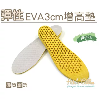 糊塗鞋匠 優質鞋材 B39 彈性EVA3cm增高墊(4雙) 男黑