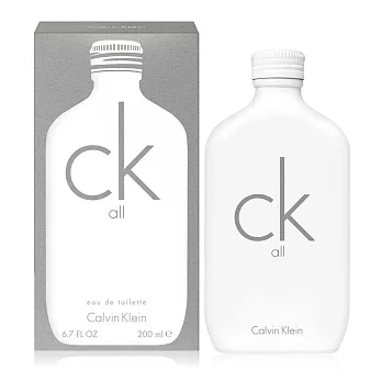 Calvin Klein CK all中性淡香水(200ml)-國際航空版