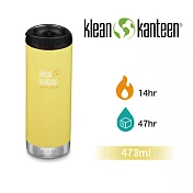 【美國Klean Kanteen】TKWide寬口不鏽鋼保溫瓶-473ml毛莨黃