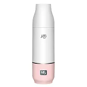 美國Jiffi｜可攜式智慧儲粉溫奶器粉色