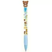San-X 拉拉熊蜂蜜森林小熊系列自動原子筆。蜂蜜小熊(藍)