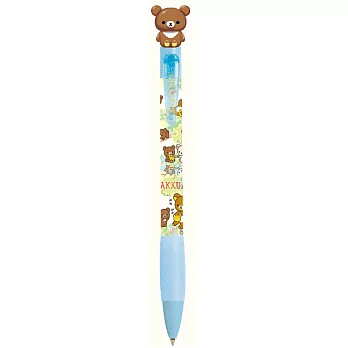 San-X 拉拉熊蜂蜜森林小熊系列自動原子筆。蜂蜜小熊（藍）