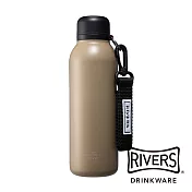 日本Rivers 超輕量不鏽鋼保溫水壺/保溫瓶 -黃