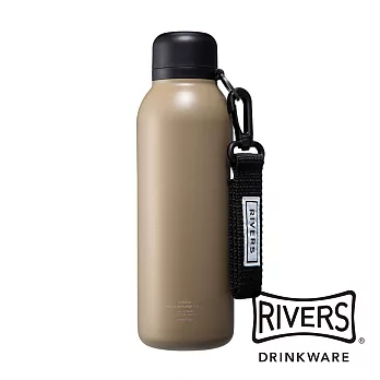日本Rivers 超輕量不鏽鋼保溫水壺/保溫瓶  -黃