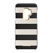SAMSUNG Galaxy S9+ Kate Spade 原廠黑白條紋硬殼背蓋 (台灣公司貨)黑白
