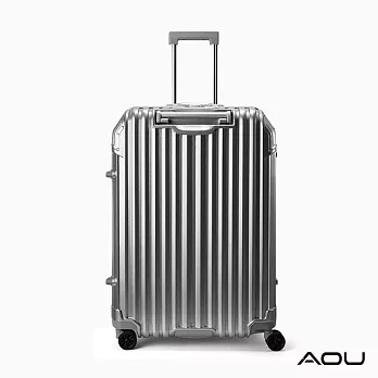 AOU 節奏生活系列 19.5吋 蜂巢結構省力手把TSA海關鎖行李箱 鋁框箱 90-031C灰