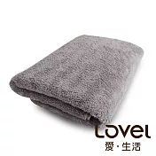 Lovel 7倍強效吸水抗菌超細纖維浴巾-共9色礦岩灰