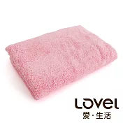 Lovel 7倍強效吸水抗菌超細纖維浴巾-共9色蜜桃粉