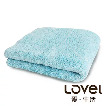 Lovel 7倍強效吸水抗菌超細纖維小浴巾-共9色粉末藍