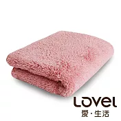 Lovel 7倍強效吸水抗菌超細纖維毛巾-共9色蜜桃粉
