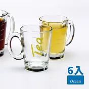 Ocean GET RELAX 玻璃紅茶杯/馬克杯200cc X6入-無鉛玻璃杯