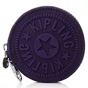 KIPLING圓形防水零錢包-紫（現貨＋預購）紫