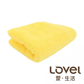 Lovel 全新升級第二代馬卡龍長絨毛纖維毛巾暖陽黃