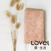 Lovel 3M頂極輕柔棉超細纖維抗菌方巾榛果棕