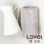 Lovel 3M頂極輕柔棉超細纖維抗菌方巾冰川灰