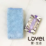 Lovel 3M頂極輕柔棉超細纖維抗菌方巾靜謐藍