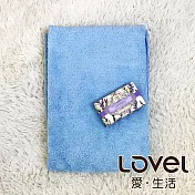 Lovel 3M頂極輕柔棉超細纖維抗菌浴巾靜謐藍