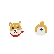 Snatch X 日日野餐 狗狗系列 - 柴犬 - 貼耳耳環