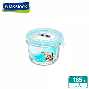 Glasslock 強化玻璃微波保鮮盒-圓形 165ml