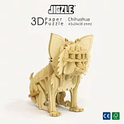 JIGZLE ® 3D-紙拼圖-吉娃娃犬