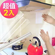 LOG樂格 多功能廚房防油貼 /透明壁貼X2入組 (300x60cm/入)
