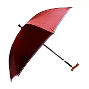 【暐天】Weiyi調高式自動手杖傘 - 反光系列紅酒紅(3段式高度調整)