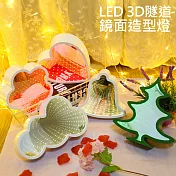 LED時光隧道造型燈 3D效果鏡面燈 裝飾燈 情境夜燈雲朵款