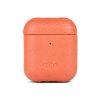 Alto AirPods 皮革保護套-蜜桃橘
