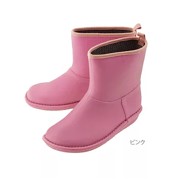 日本製【Charming】時尚造型 個性雪靴雨鞋 712 粉紅色M