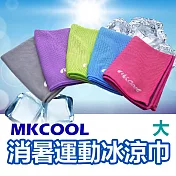 MKCool 消暑冰涼巾-運動涼感毛巾/領巾/頭巾 (大 30x80CM) 紅