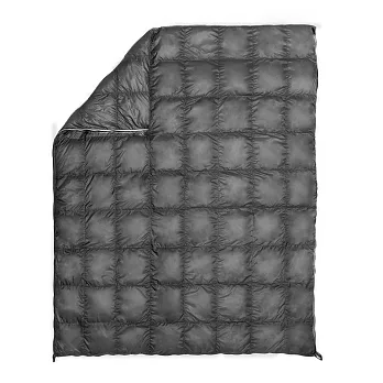 【Outdoorbase】登山級輕量全開式旅遊棉被睡袋(親子睡袋可拼接 1300g 24783)深灰/深灰
