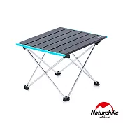 【Naturehike】FT08極輕量可捲式鋁合金露營桌 折疊桌 蛋捲桌 (灰色)