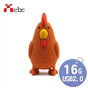 【Xebe集比】 公雞 造型隨身碟 16G