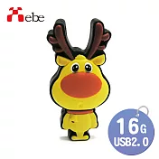 【Xebe集比】 聖誕麋鹿 造型隨身碟 16G