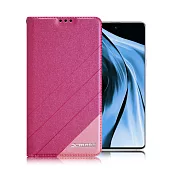 Xmart for 三星 SAMSUNG Galaxy Note 10 完美拼色磁扣皮套桃