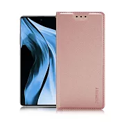 Xmart for 三星 SAMSUNG Galaxy Note 10 鍾愛原味磁吸皮套玫瑰金