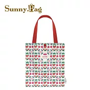Sunny Bag - 捲毛力卡-學院風側背袋(芙烈達的翅膀)-白