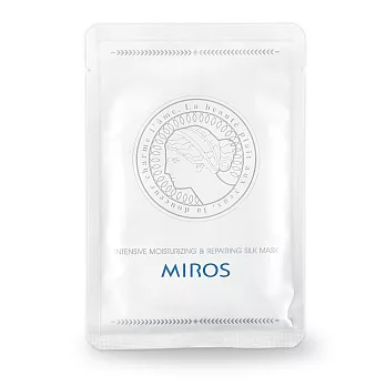 MIROS 高保濕婙白修護蠶絲面膜(5入精裝盒)
