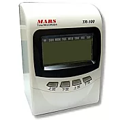 MARS TR-100微電腦打卡鐘 四欄位 電子式打卡鐘