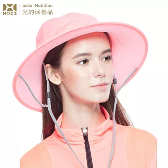 【HOII后益】圓筒帽 ★紅光 (UPF50+抗UV防曬涼感先進光學機能布)