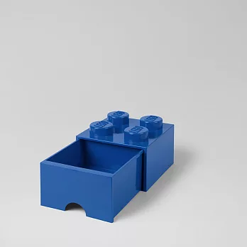 丹麥LEGO 放大版樂高抽屜4凸(經典藍)
