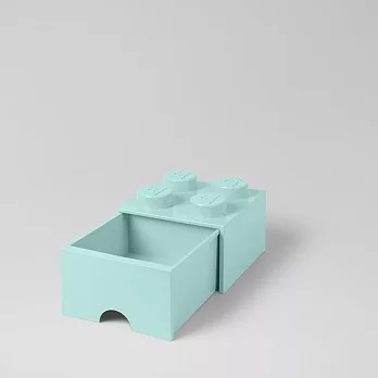 丹麥LEGO 放大版樂高抽屜4凸(薄荷綠)