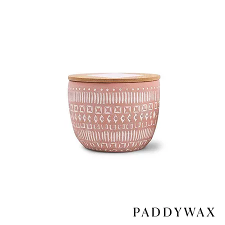 PADDYWAX 美國香氛蠟燭 Sonora系列 柚子胡椒 原木蓋復刻浮雕陶罐 283g