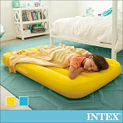 【INTEX】兒童充氣床88x157x高18cm-2色可選_適用3~10歲(66803)黃色