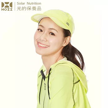 【HOII后益】高爾夫運動棒球帽 ★黃光 (UPF50+抗UV防曬涼感先進光學機能布)